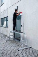 MUNK Gelenkleiter 31320 silber 2x 2 Sprossen, H: 285,0 cm