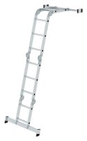 MUNK Gelenkleiter 31320 silber 2x 2 Sprossen, H: 285,0 cm