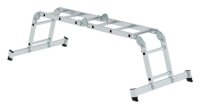 MUNK Gelenkleiter 31320 silber 2x 2 Sprossen, H: 285,0 cm
