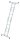MUNK Gelenkleiter 31320 silber 2x 2 Sprossen, H: 285,0 cm