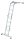 MUNK Gelenkleiter 31320 silber 2x 2 Sprossen, H: 285,0 cm