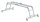 MUNK Gelenkleiter 31320 silber 2x 2 Sprossen, H: 285,0 cm