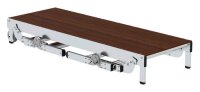 MUNK Arbeitsplattform 30414 höhenverstellbar silber 2x 2 Stufen 220,0 x 73,0 cm