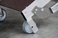MUNK Arbeitsplattform 30414 höhenverstellbar silber 2x 2 Stufen 220,0 x 73,0 cm