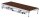 MUNK Arbeitsplattform 30414 höhenverstellbar silber 2x 2 Stufen 220,0 x 73,0 cm