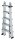 MUNK Gelenkleiter 32017 silber 4x 5 Sprossen, H: 530,0 cm