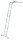 MUNK Gelenkleiter 31324 silber 2x 4 Sprossen, H: 402,0 cm