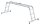 MUNK Gelenkleiter 31324 silber 2x 4 Sprossen, H: 402,0 cm
