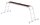 MUNK Gelenkleiter 31324 silber 2x 4 Sprossen, H: 402,0 cm