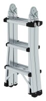 MUNK Gelenkleiter 32013 silber 4x 3 Sprossen, H: 301,0 cm