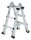 MUNK Gelenkleiter 32013 silber 4x 3 Sprossen, H: 301,0 cm