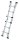 MUNK Gelenkleiter 32013 silber 4x 3 Sprossen, H: 301,0 cm
