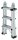 MUNK Gelenkleiter 32013 silber 4x 3 Sprossen, H: 301,0 cm