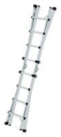 MUNK Gelenkleiter 32015 silber 4x 4 Sprossen, H: 420,0 cm