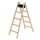 MUNK Stehleiter beidseitig 33210 natur 2x 5 Sprossen, H: 151,0 cm