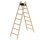 MUNK Stehleiter beidseitig 33214 natur 2x 7 Sprossen, H: 207,0 cm