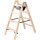 MUNK Stehleiter beidseitig 33808 natur 2x 4 Sprossen, H: 124,0 cm
