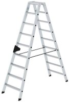 MUNK Stehleiter beidseitig 40218 silber 2x 9 Stufen, H:...