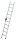 MUNK Anlegeleiter 40310 silber 10 Stufen, H: 265,0 cm