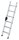 MUNK Anlegeleiter 40306 silber 6 Stufen, H: 165,0 cm