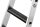 MUNK Stehleiter einseitig 42106 silber 6 Stufen, H: 205,0 cm