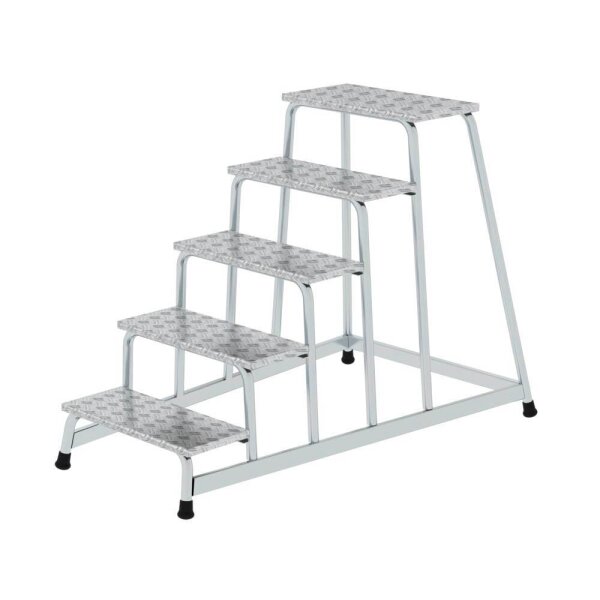 MUNK Montagetritt 50035 silber 5 Stufen, H: 100,0 cm