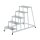 MUNK Montagetritt 50035 silber 5 Stufen, H: 100,0 cm
