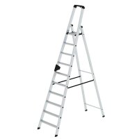 MUNK Stehleiter einseitig 40110 silber 10 Stufen, H:...