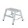 MUNK Klapptritt 50094 silber 2x 2 Stufen, H: 46,0 cm