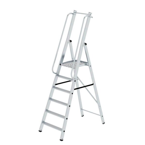 MUNK Podestleiter 51096 silber 6 Stufen, H: 241,0 cm