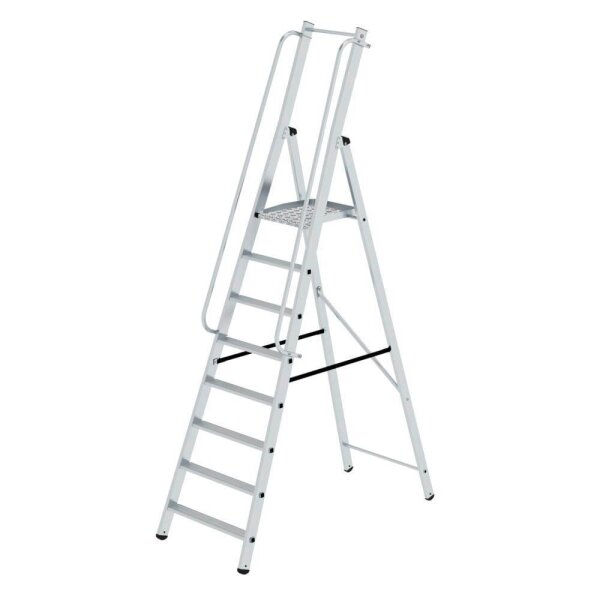 MUNK Podestleiter 51098 silber 8 Stufen, H: 288,0 cm