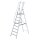 MUNK Podestleiter 51098 silber 8 Stufen, H: 288,0 cm