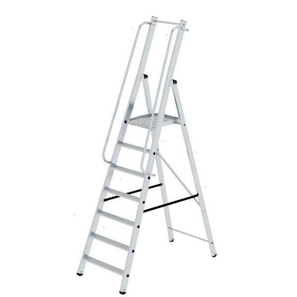MUNK Podestleiter 51097 silber 7 Stufen, H: 264,0 cm