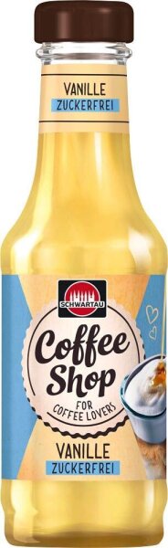 SCHWARTAU Coffee Shop Zuckerfrei Sirup 200,0 ml