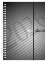 rido idé Buchkalender mit Spirale 2026 anthrazit,...