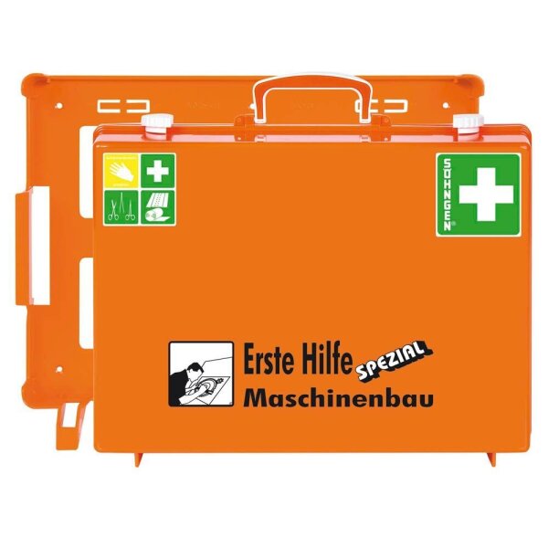 SÖHNGEN Erste-Hilfe-Koffer SPEZIAL MT-CD Maschinenbau DIN 13157 + Erweiterung orange