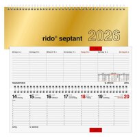 rido idé Tischquerkalender 2026, 1 St.