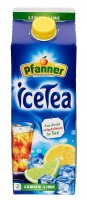 Pfanner Eistee  Zitrone, Limette 2,0 l