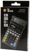 TWEN 820 S Taschenrechner schwarz