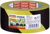tesa Warnklebeband Signal UNIVERSAL schwarz/gelb 50,0 mm...