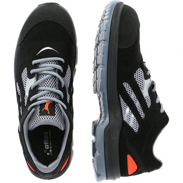 atlas® unisex S1 Sicherheitsschuhe "FLASH 2000" schwarz Größe 42