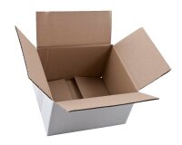 Nestler Wellpapp-Faltkartons 1-wellig weiß 22,0 x...