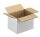 Nestler Wellpapp-Faltkartons 1-wellig weiß 19,0 x 13,0 x 13,7 cm Außenmaß, 20 St.