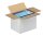 Nestler Wellpapp-Faltkartons 1-wellig weiß 19,0 x 13,0 x 13,7 cm Außenmaß, 20 St.