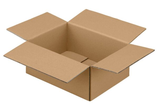 Nestler Wellpapp-Faltkartons 2-wellig braun 44,3 x 32,3 x 17,8 cm Außenmaß, 20 St.
