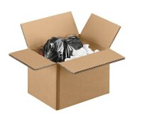 Nestler Wellpapp-Faltkartons 2-wellig braun 22,3 x 16,3 x...