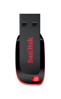 SanDisk USB-Stick Cruzer Blade schwarz, rot 16 GB, 1 St.