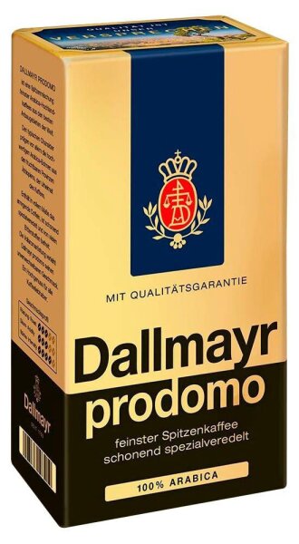 Dallmayr prodomo Kaffee, gemahlen, Arabicabohnen 500 g
