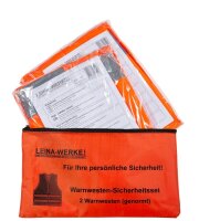 LEINA-WERKE unisex Warnwesten orange Einheitsgröße