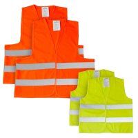 LEINA-WERKE unisex Warnwesten FAMILY 2+2 orange...